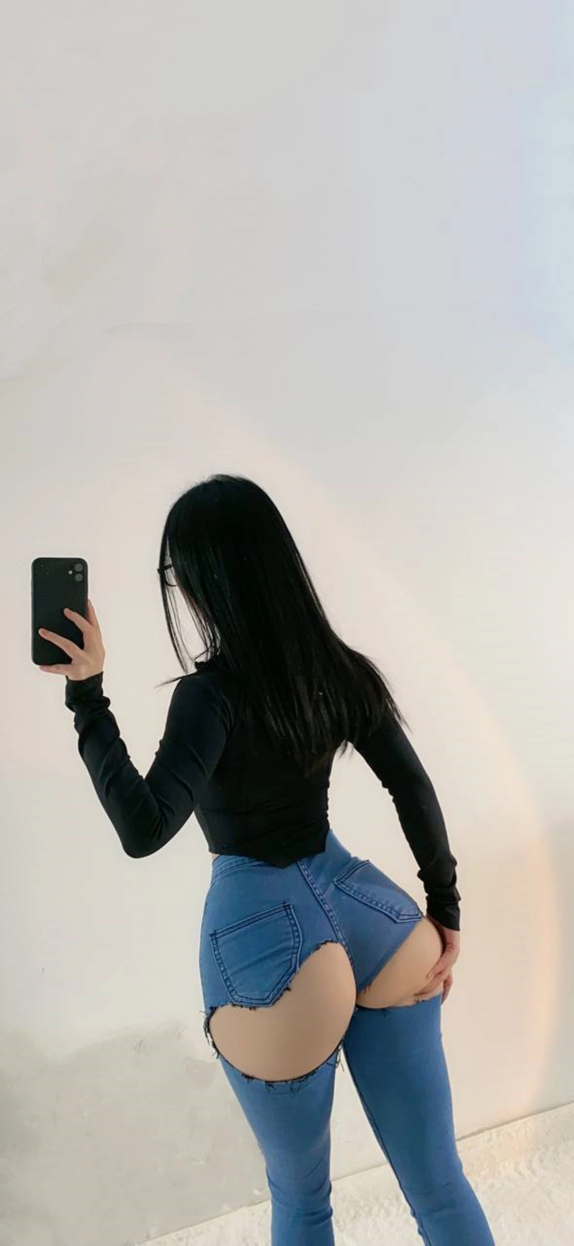 俏妞qiaoniuTT – NO.025 破洞牛仔裤 3
